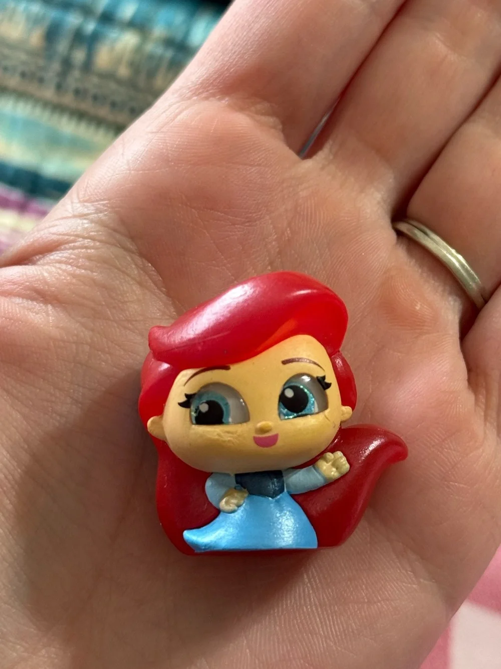 Disney Doorables Mini Figure Ariel The Little Mermaid Blue Dress